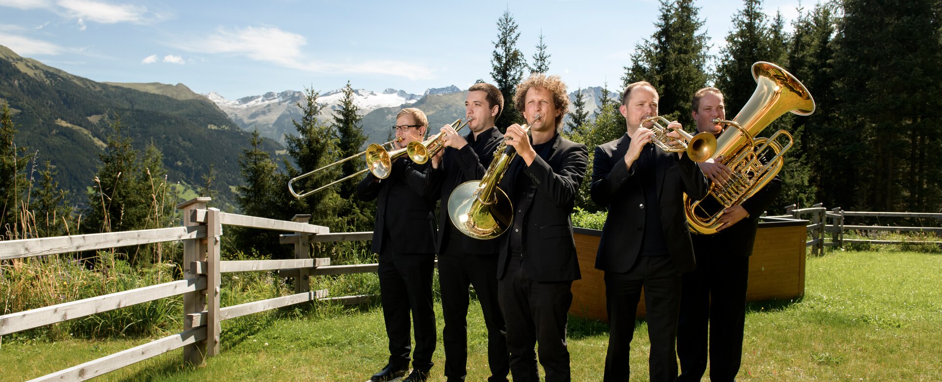 Blasquintett auf der Alm | © KTVB Hofgastein, Marktl Photography